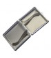 Kişiye Özel Deri Kaplı Sigara Tabakası - Gümüş Plakalı